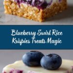 Blueberry Swirl Rice Krispies Treats Recipe