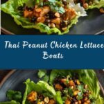 Thai Peanut Chicken Lettuce Boats Recipe