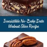 No-Bake Date Walnut Slice Recipe
