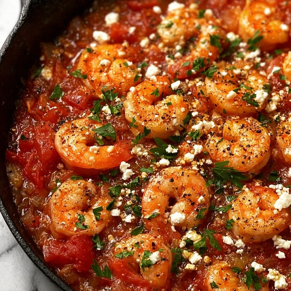Easy Shrimp Saganaki Recipe - Recipe Image