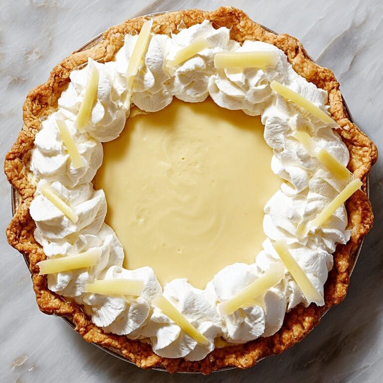 Lemon Velvet Pie Recipe