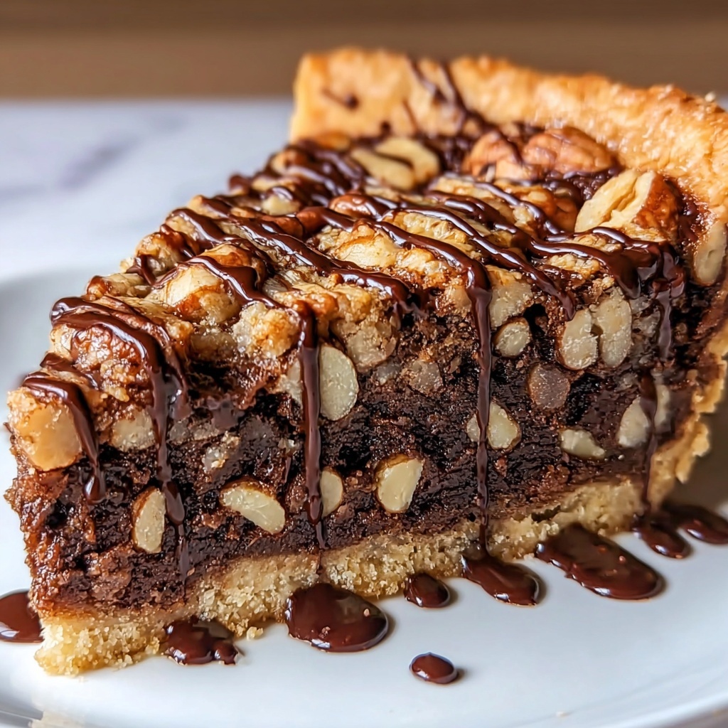 Brownie Pecan Pie Recipe - Recipe Image