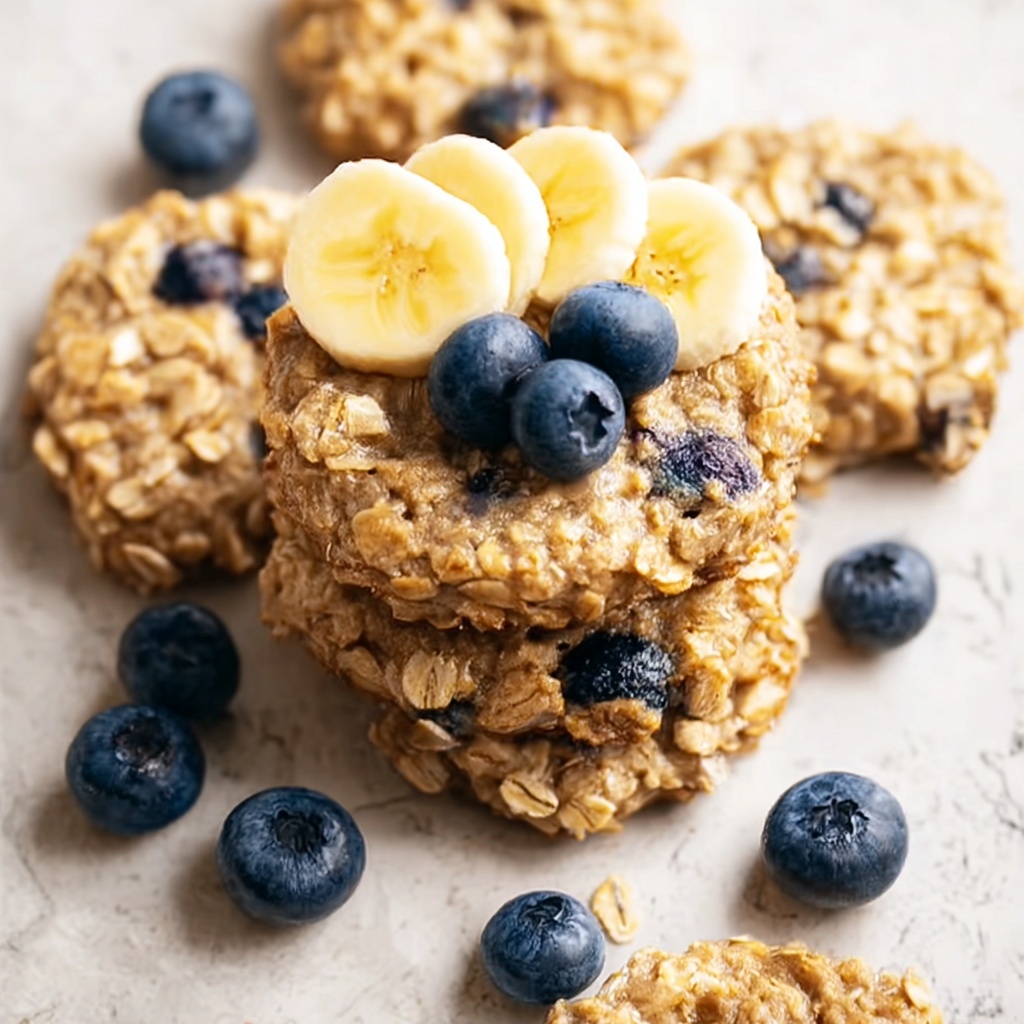 Banana Blueberry Breakfast Cookies Recipe - Recipe Image