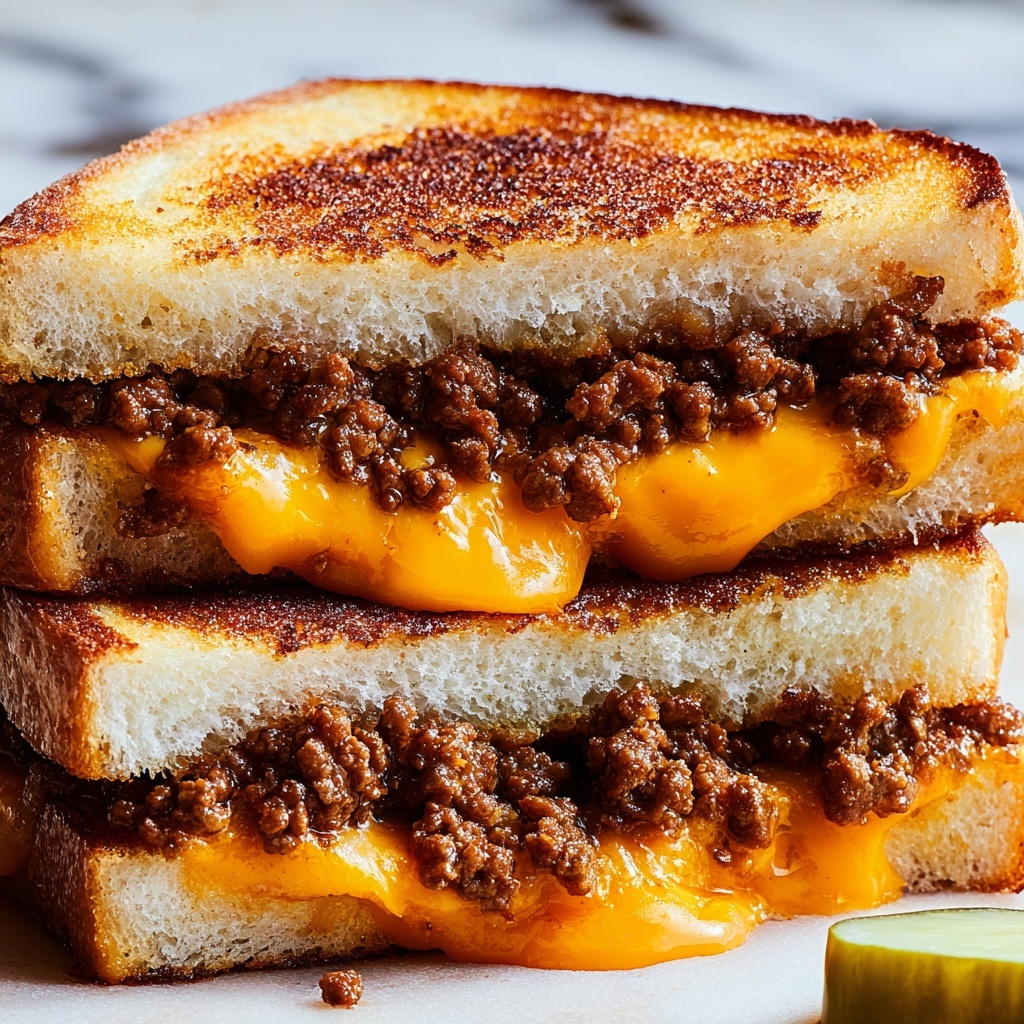 Grilled Cheese Sloppy Joes Recipe - Recipe Image