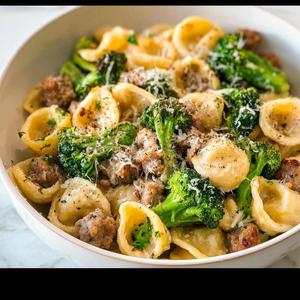 Orecchiette with Sausage and Broccoli Recipe - Recipe Image