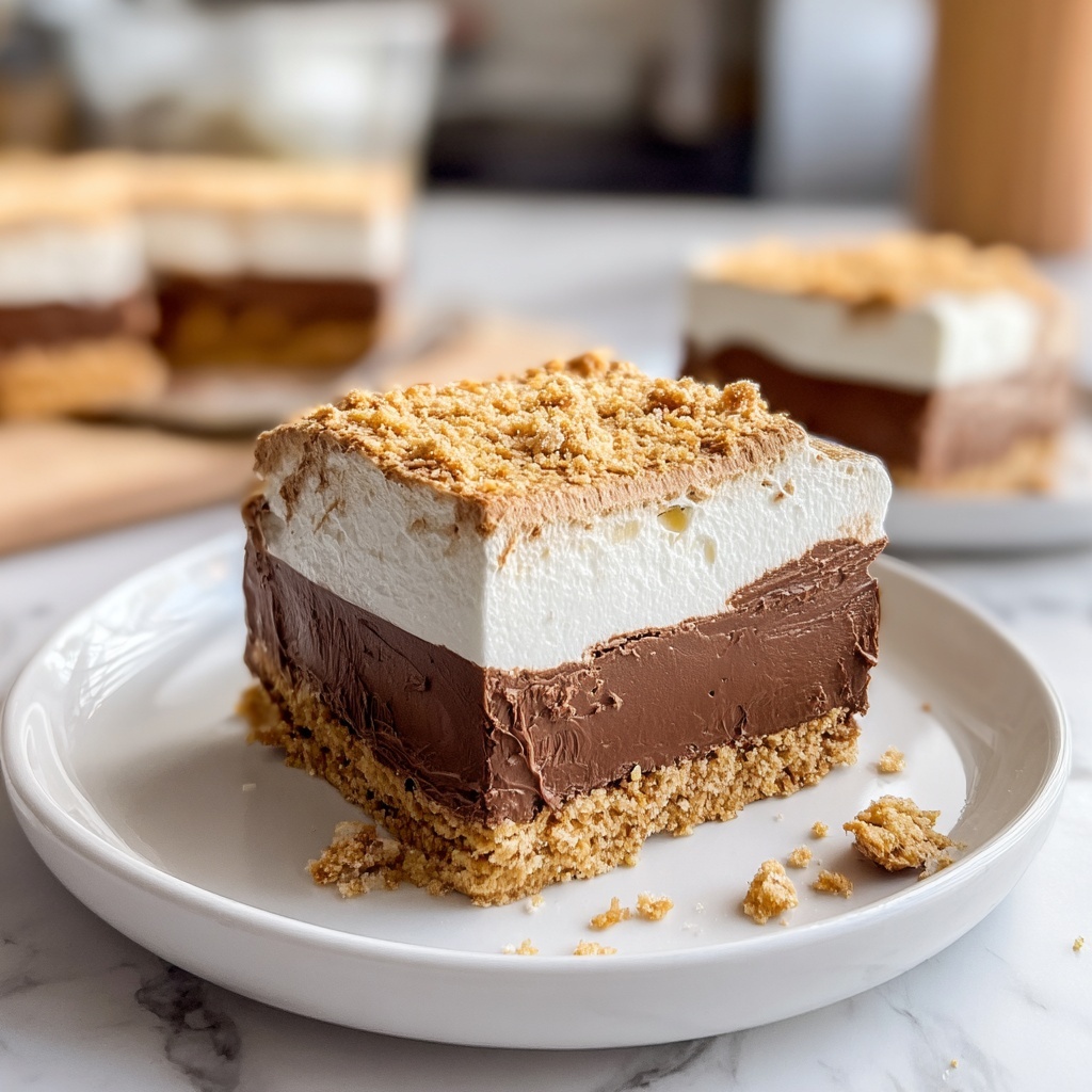 Frozen S'mores Dessert Bars Recipe - Recipe Image