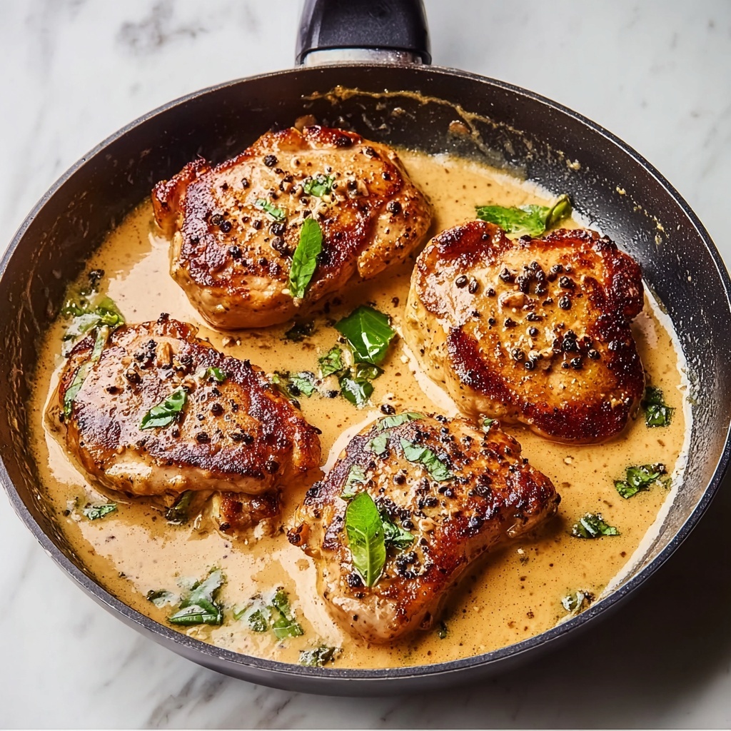 Creamy Garlic Parmesan Chicken Skillet Recipe - Recipe Image