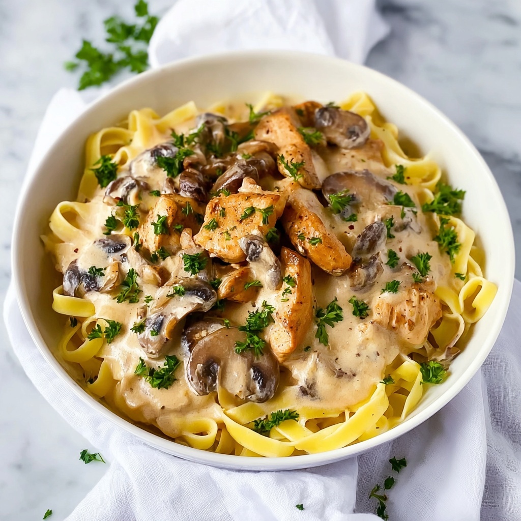 Leftover Roast Chicken Stroganoff Recipe - Recipe Image