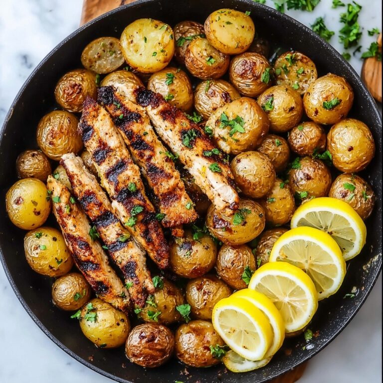 Chicken and Potato Skillet with Honey Soy Marinade Recipe