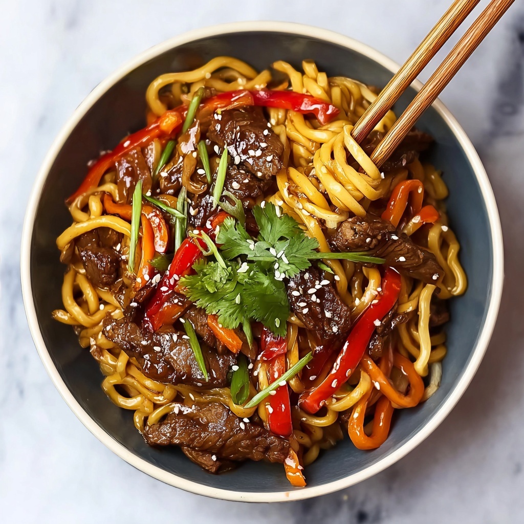 Hoisin Beef Noodles Recipe - Recipe Image