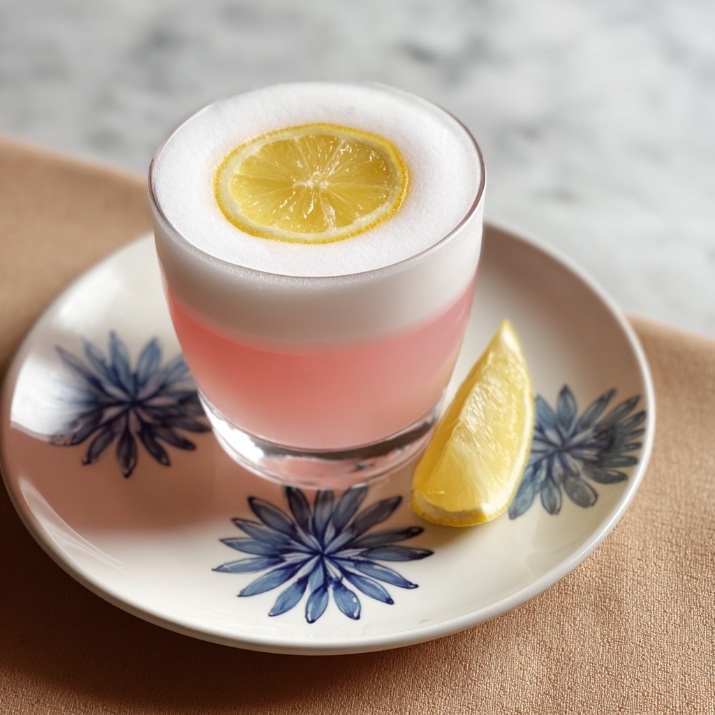 Pink Gin Sour Recipe - Recipe Image