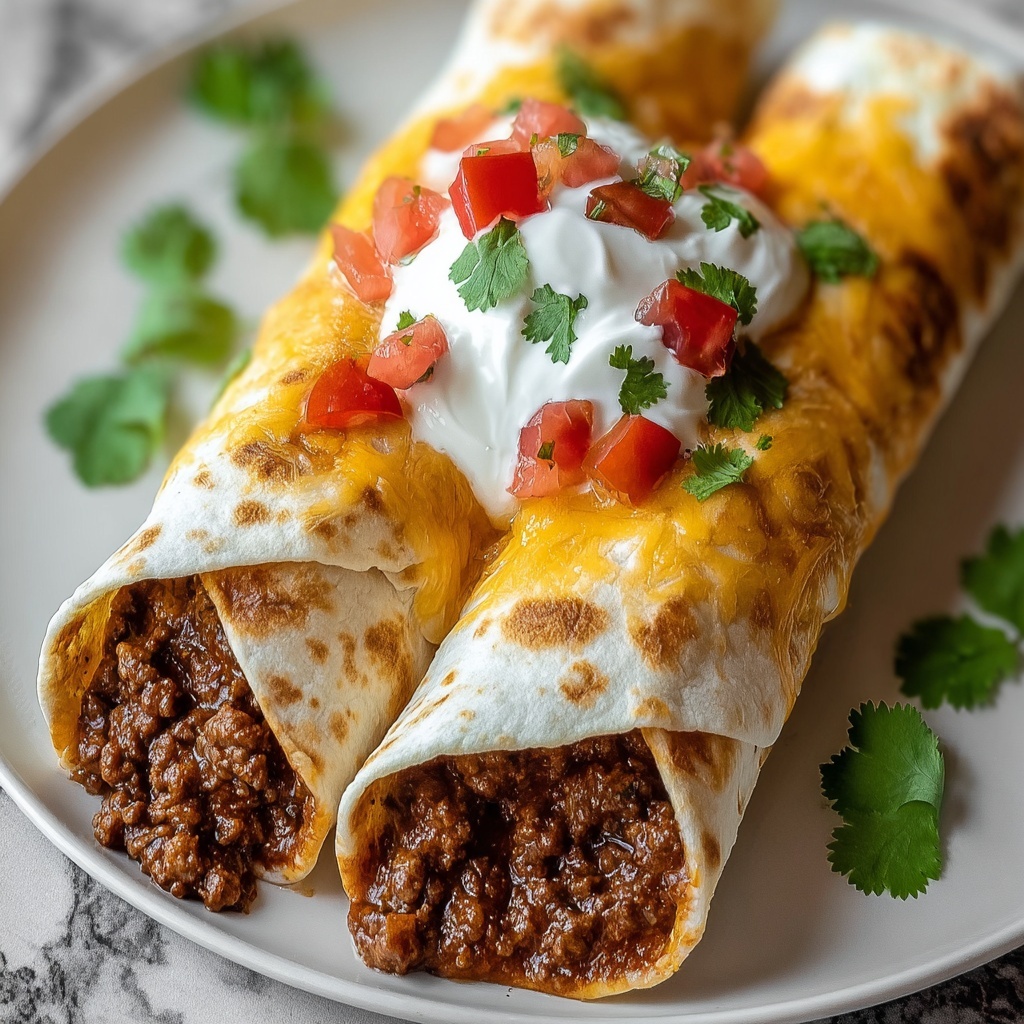 Beefy Melt Burrito Recipe - Recipe Image