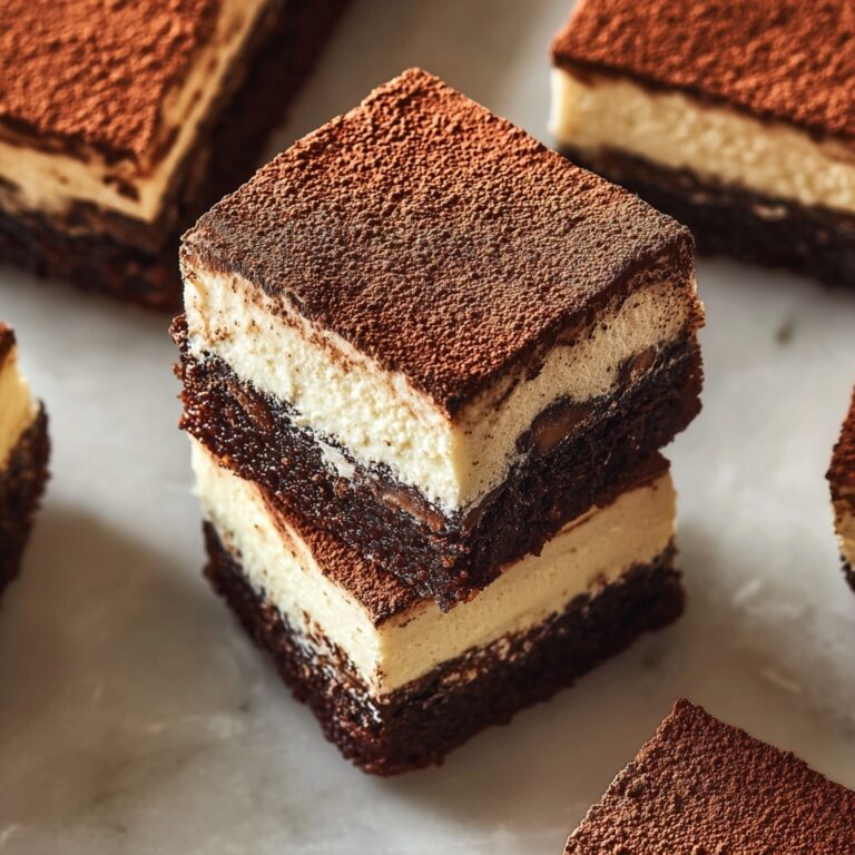Tiramisu Brownies Recipe