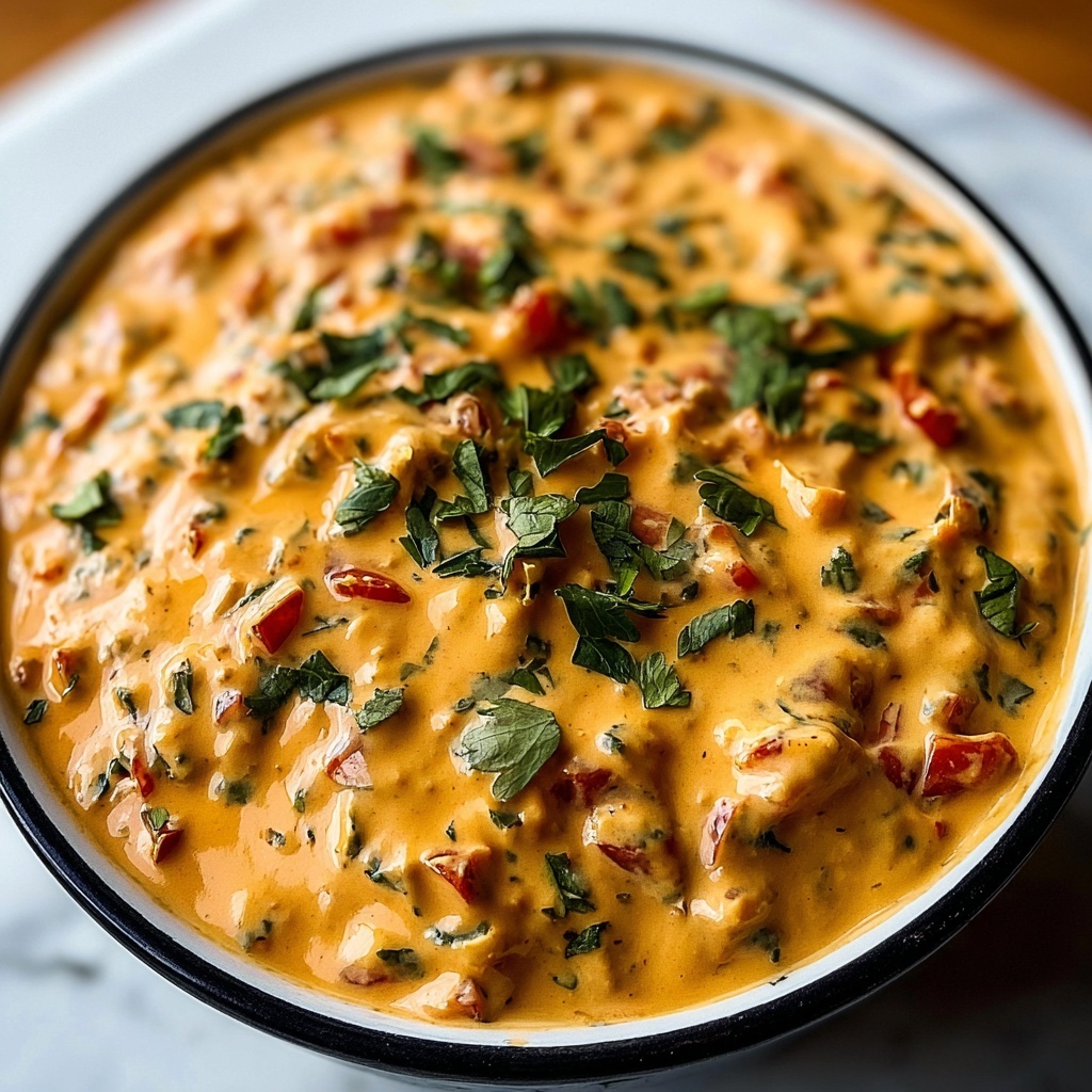 Cheesy Rotel Queso Dip: The Ultimate Party-Worthy Cheese Dip Recipe - Recipe Image