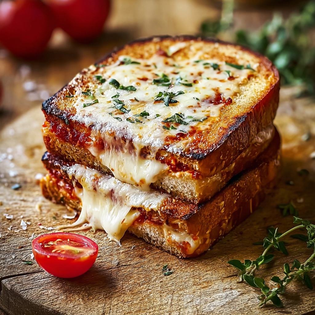 Heavenly Pizza Grilled Cheese Recipe - Recipe Image