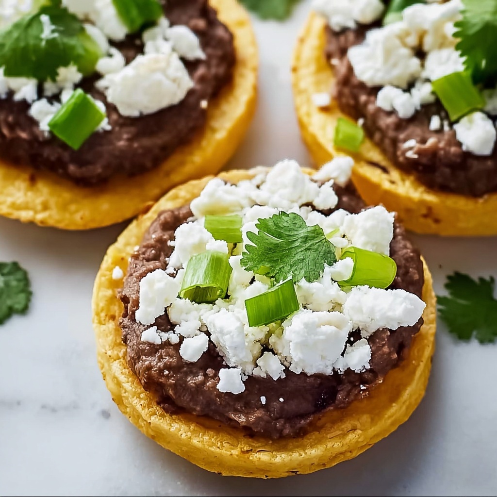 Sopes with Refried Beans and Cheese Recipe - Recipe Image