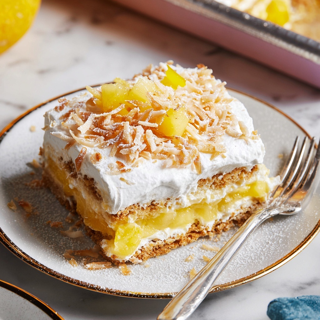 Easy No-Bake Pineapple Dessert Recipe - Recipe Image