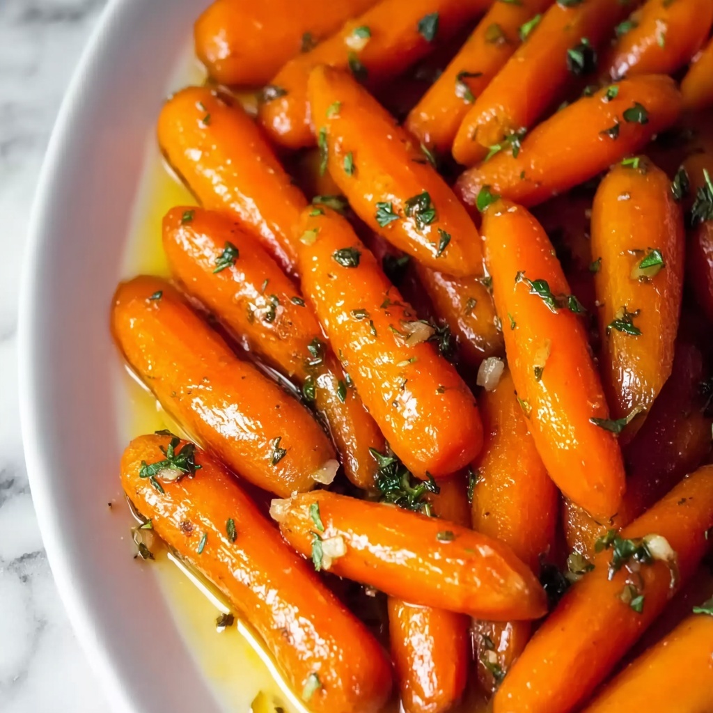 Honey Garlic Butter Roasted Carrots Recipe - Recipe Image