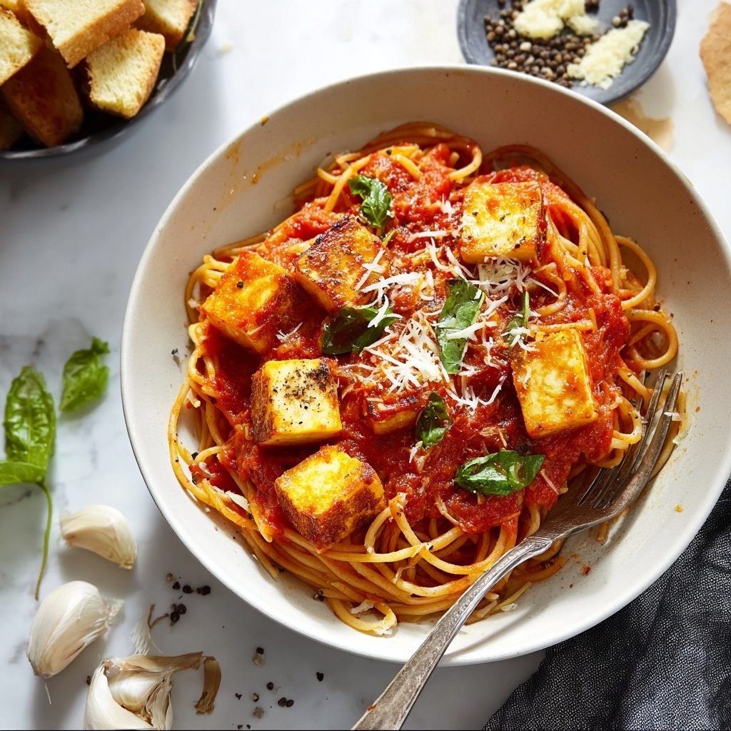 Easy Halloumi Pasta with Rich Tomato Sauce Recipe - Recipe Image