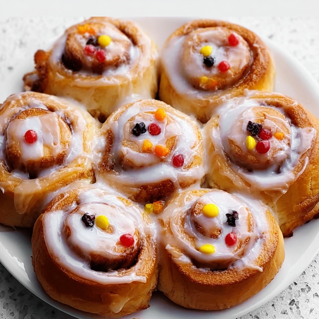 Creepy Crawly Cinnamon Rolls That Will Thrill Your Halloween Recipe - Recipe Image