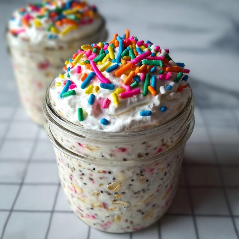 Birthday Cake Overnight Oats Recipe