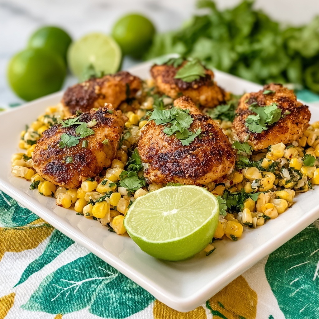 Cilantro-Lime Chicken with Fresh Corn Salsa Recipe - Recipe Image