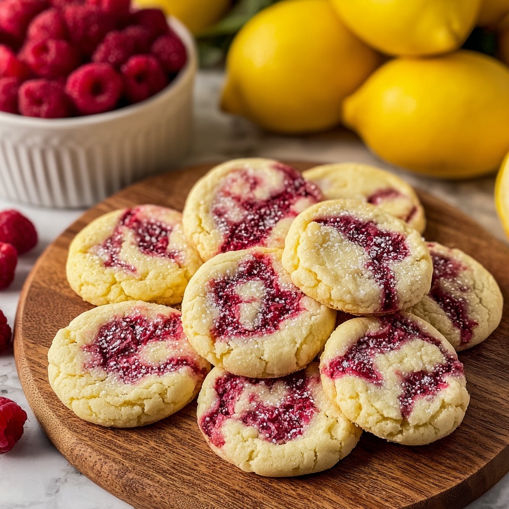 Lemon Raspberry Cookies Recipe - Recipe Image