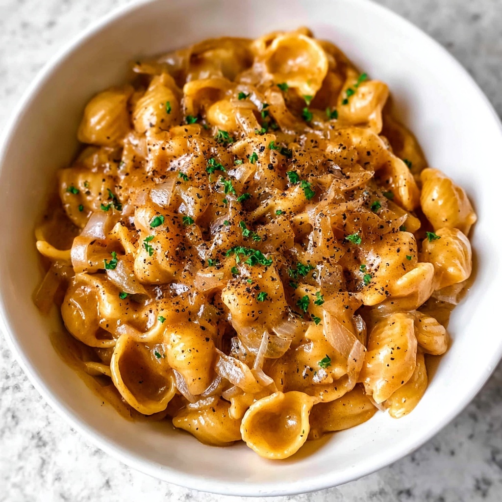 French Onion Pasta Recipe - Recipe Image