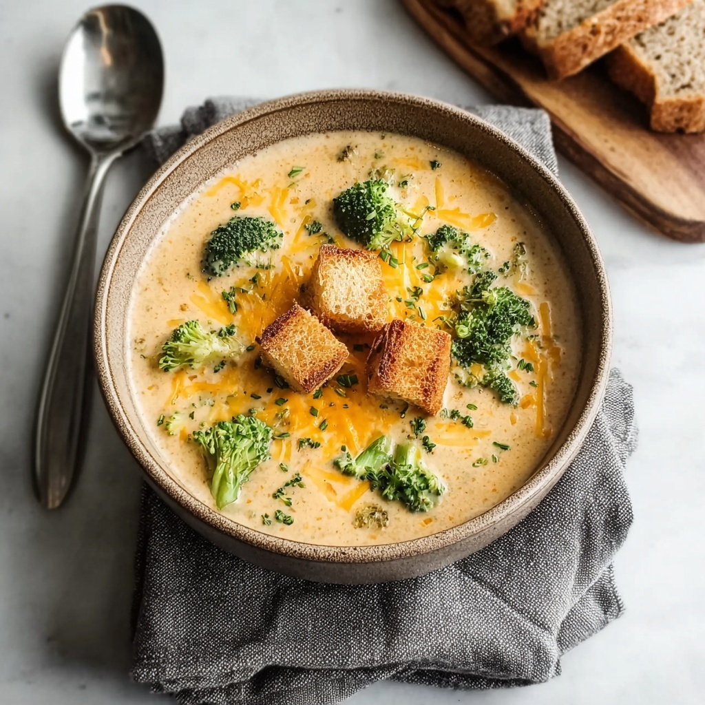 Smoked Gouda Broccoli Soup Recipe - Recipe Image
