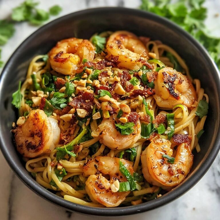 Zucchini Noodle Shrimp Pad Thai Recipe