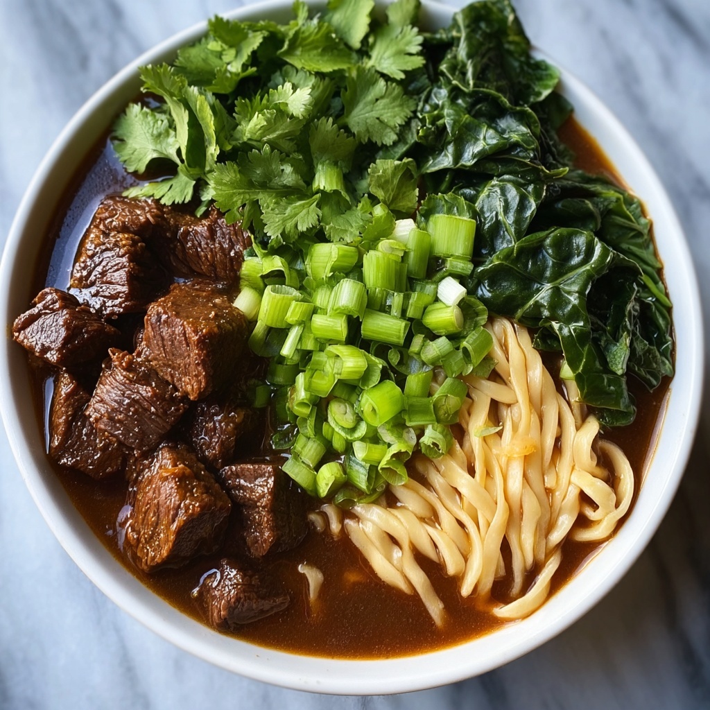 Taiwanese Braised Beef Noodle Soup Recipe - Recipe Image