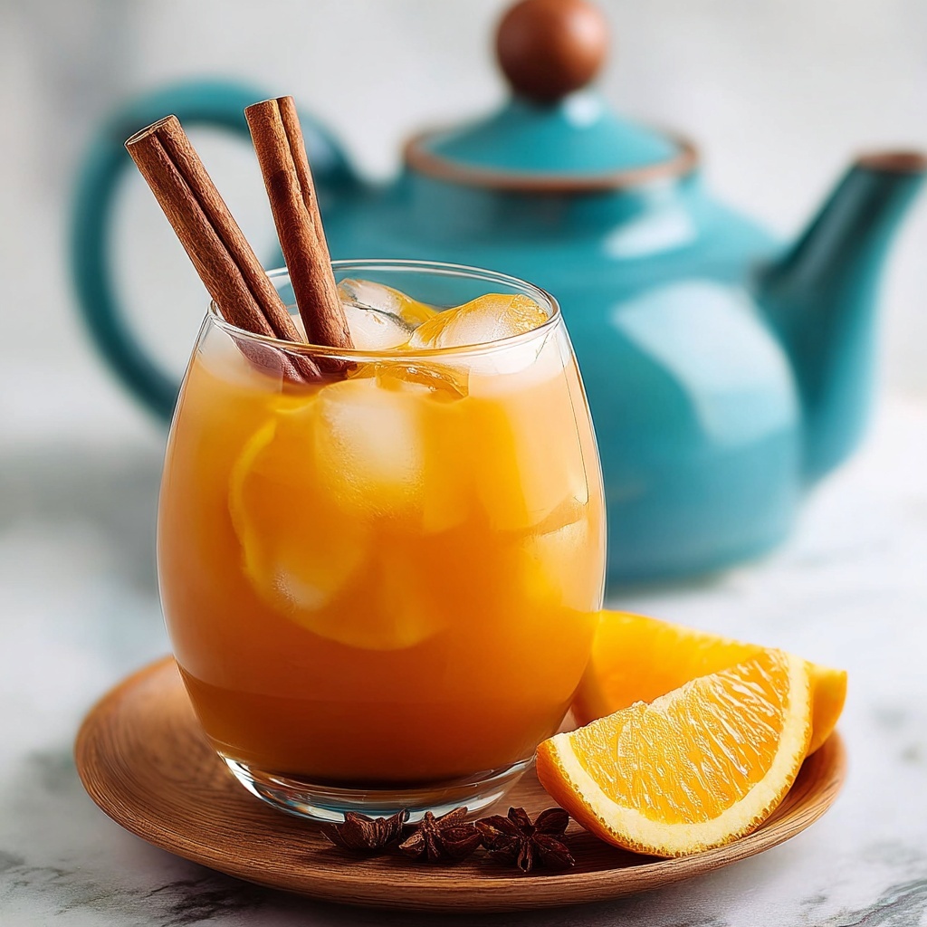 Orange Cinnamon Iced Tea: A Refreshing Summer Recipe - Recipe Image