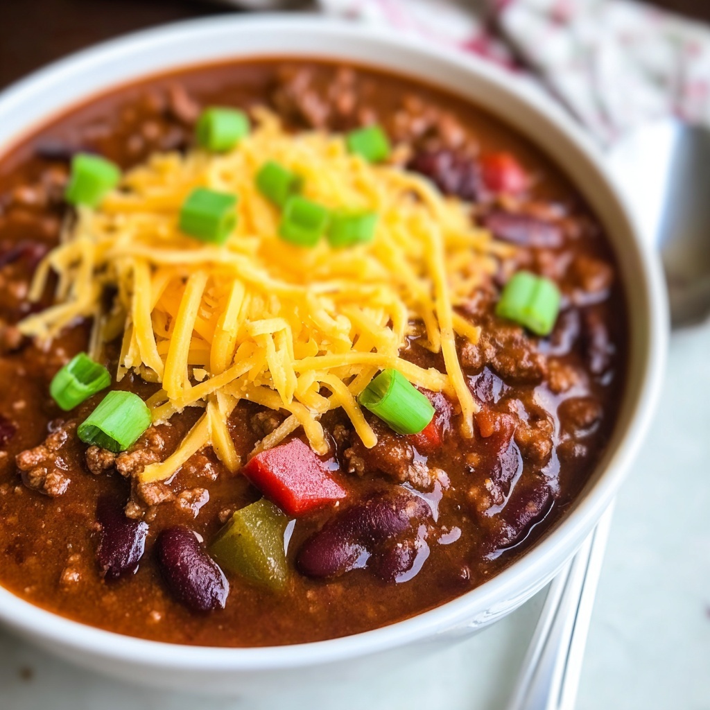 The Best Ground Beef Chili Recipe - Recipe Image