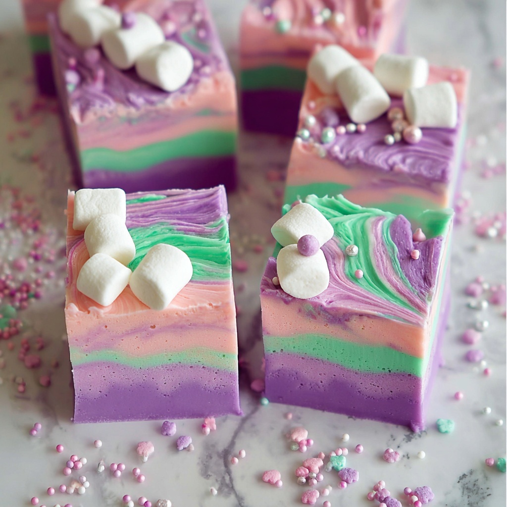 Unicorn Fudge Recipe - Recipe Image
