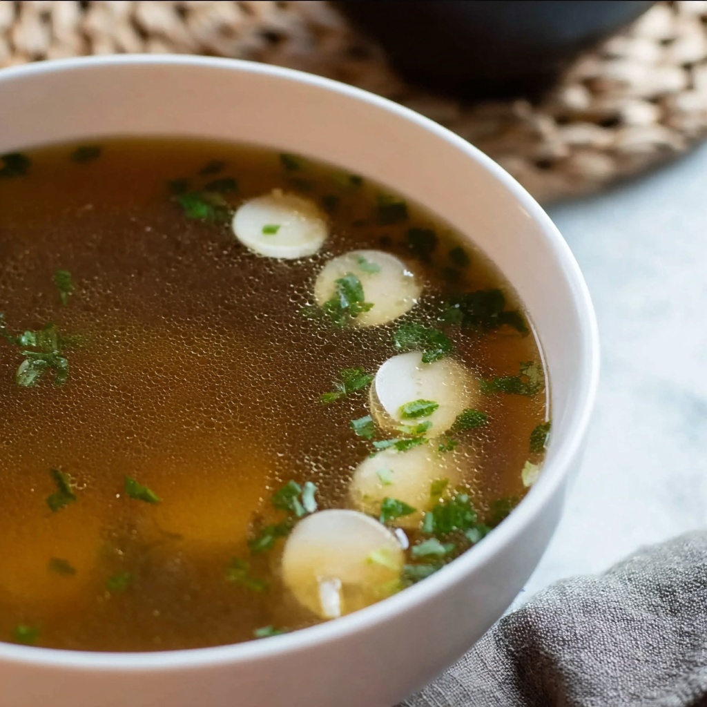 Japanese Clear Soup: Your Healthy Hibachi Twist at Home Recipe - Recipe Image