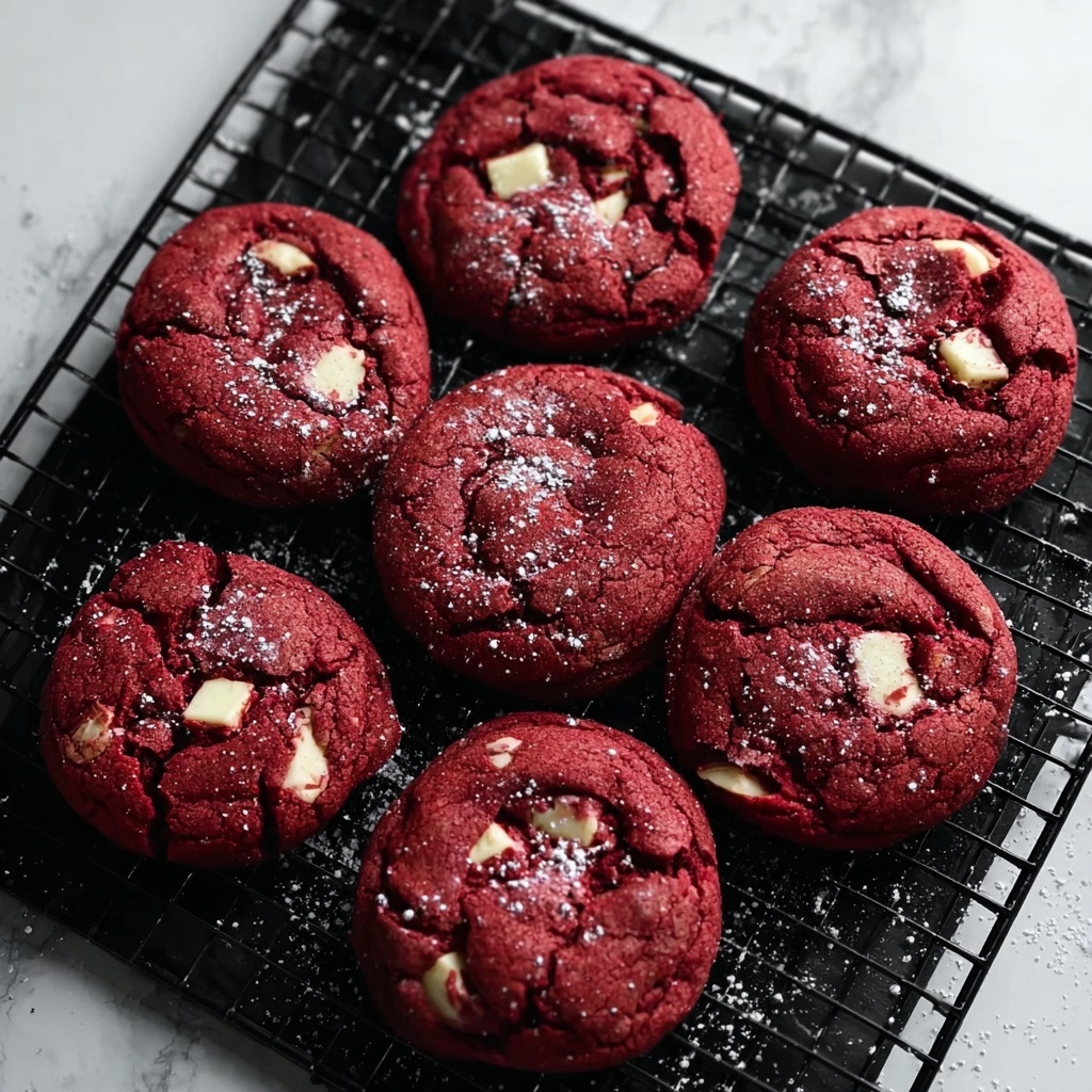 Red Velvet Cookies with Cream Cheese Frosting Recipe - Recipe Image