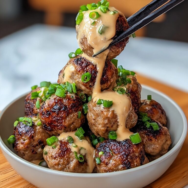 Korean BBQ Meatballs with Spicy Mayo Dip Recipe