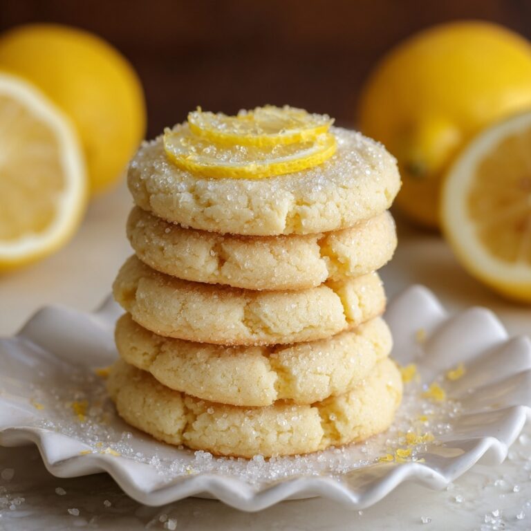 Lemon Sugar Cookies Recipe