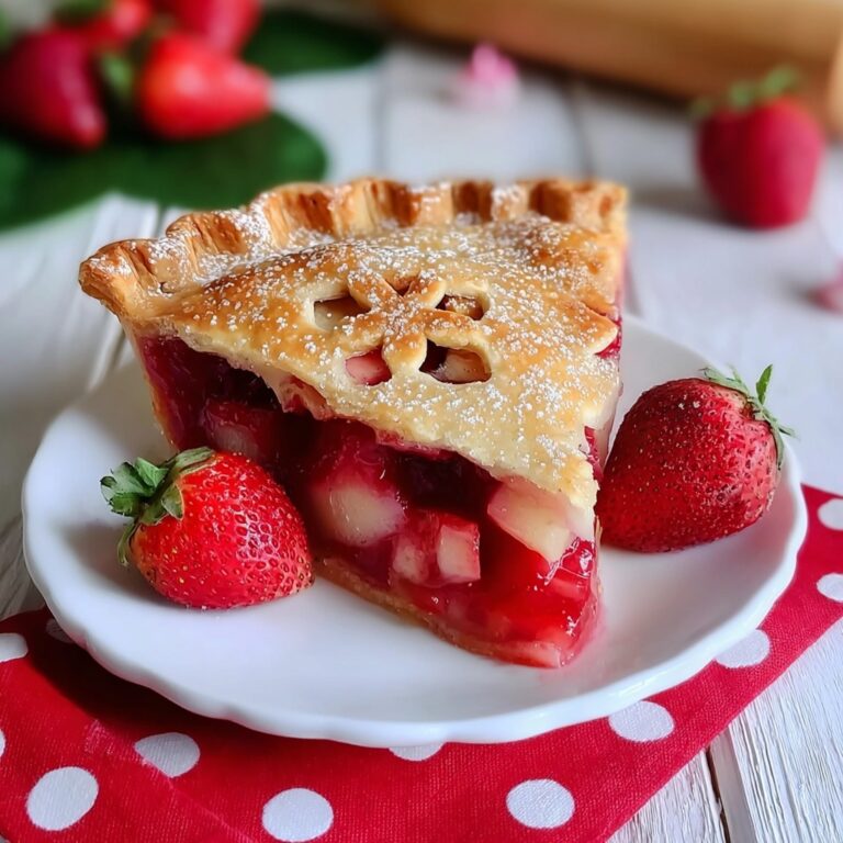 Strawberry Rhubarb Pie Recipe