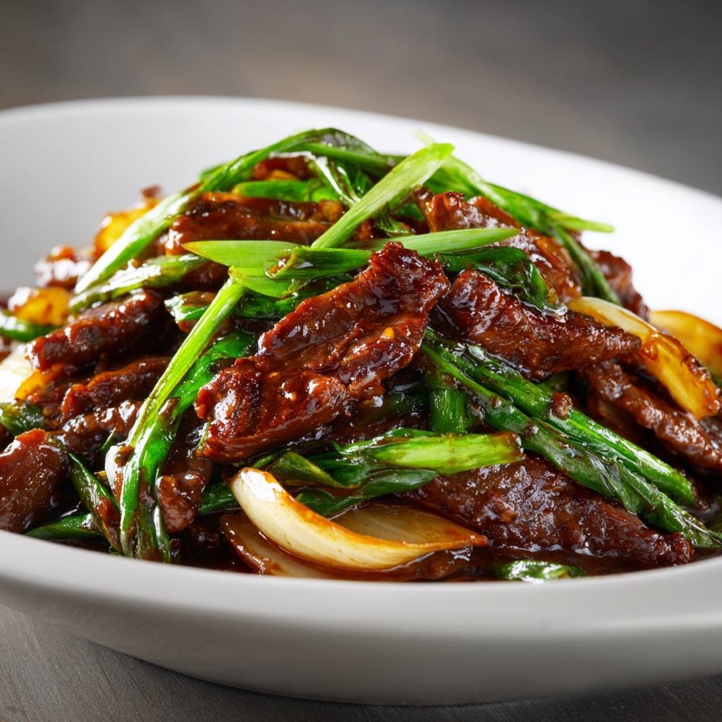 Chinese Beef and Onion Stir-Fry Recipe - Recipe Image