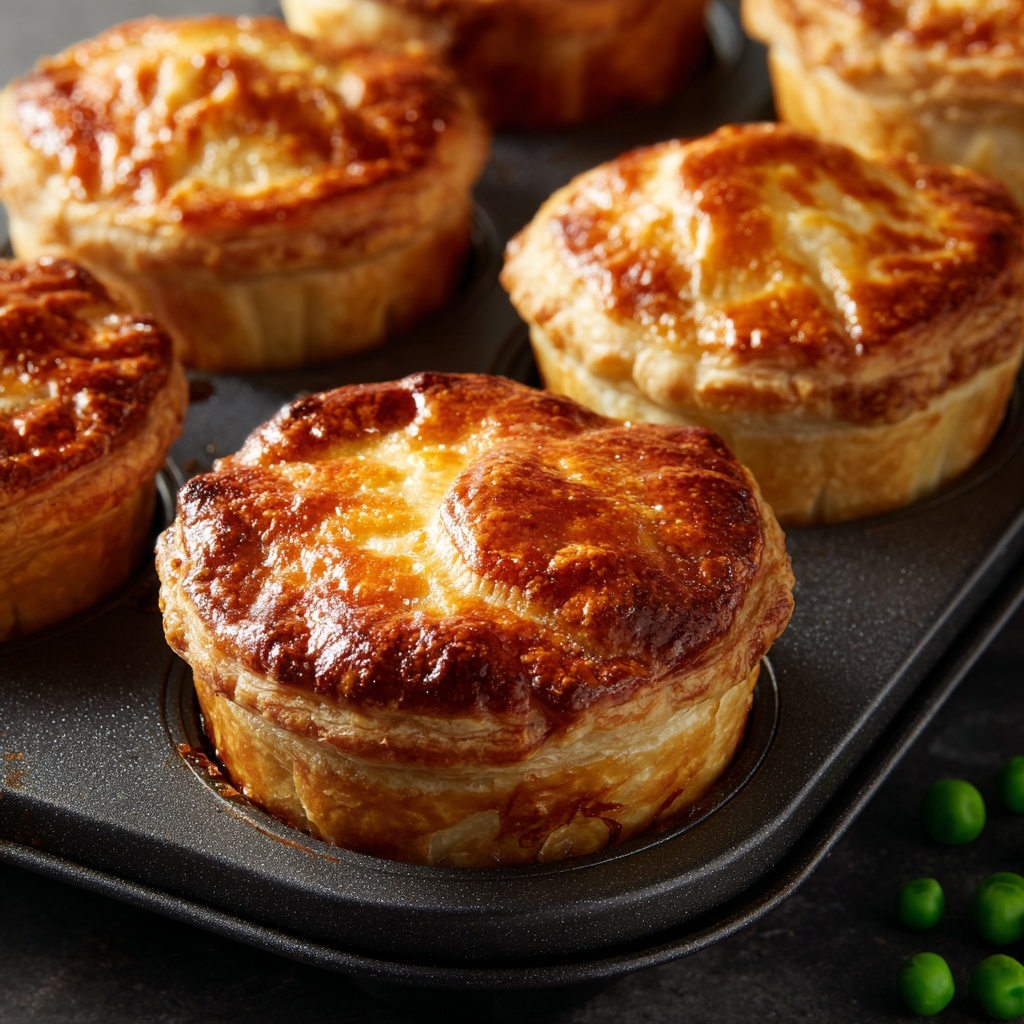 Muffin Tin Chicken Pot Pies Recipe - Recipe Image