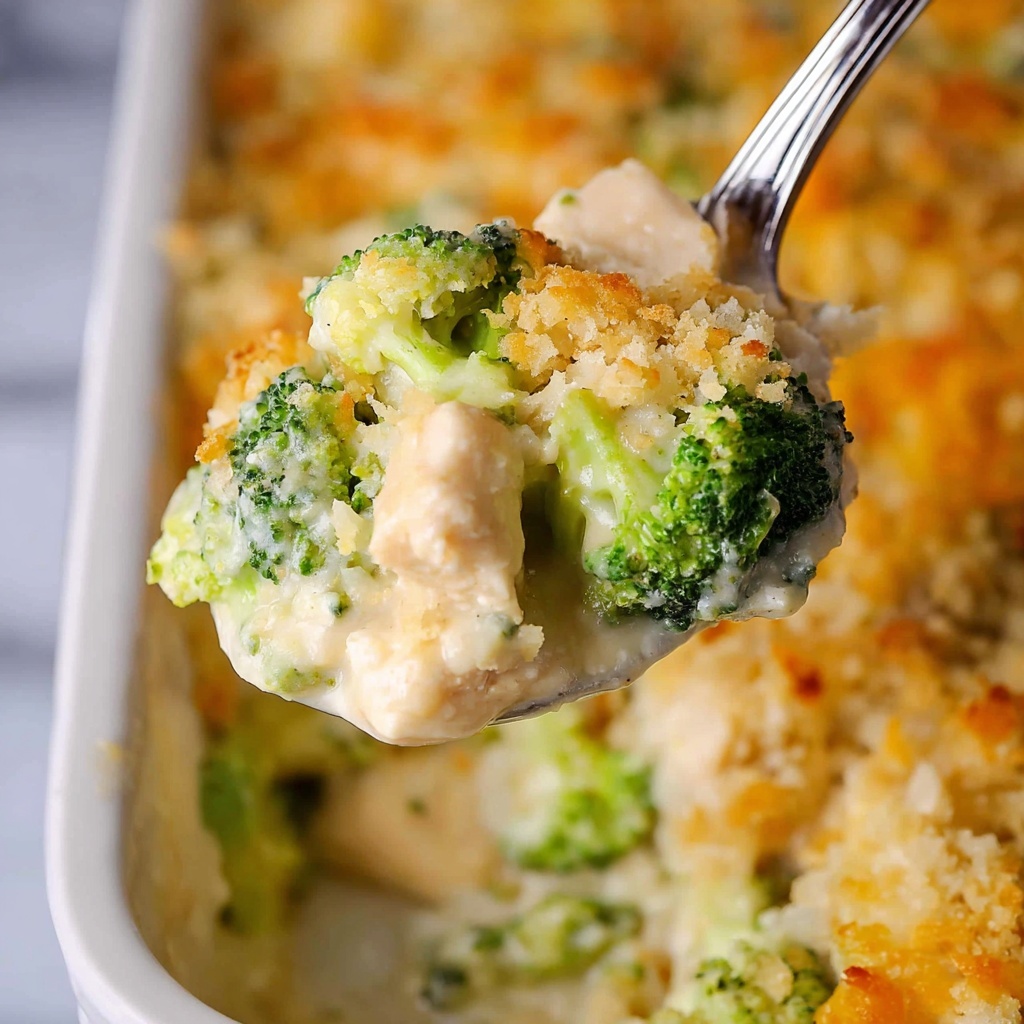 Chicken Divan with Broccoli and Cheddar Recipe - Recipe Image