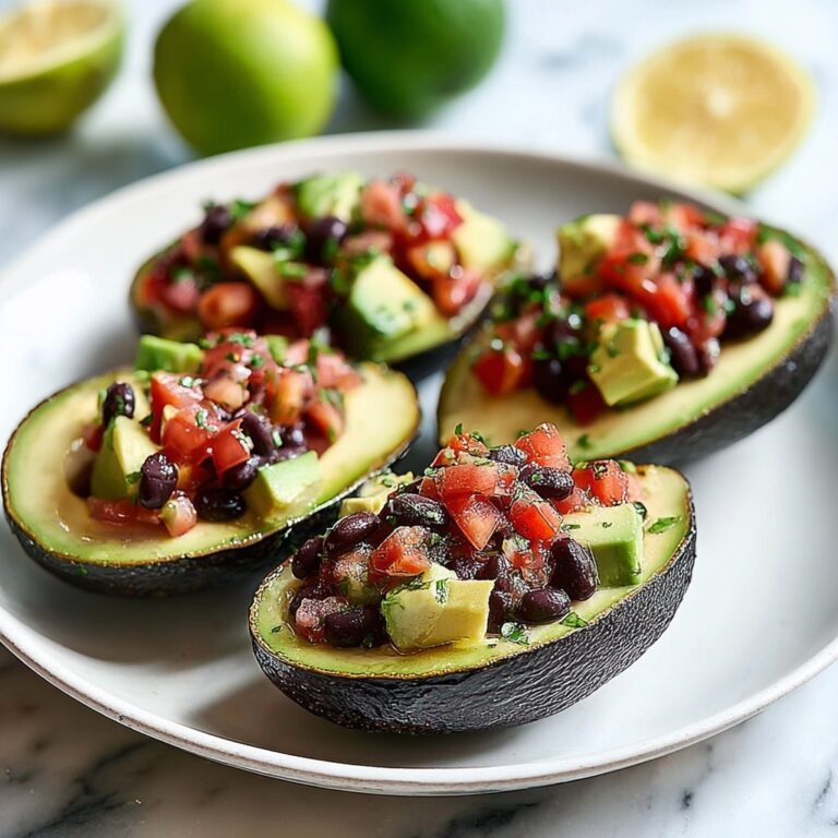 Cowboy Caviar Stuffed Avocados Recipe