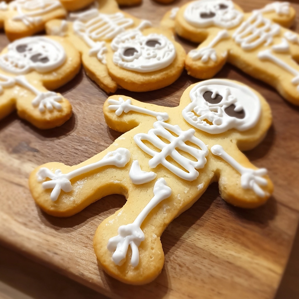 Skeleton Sugar Cookies Recipe - Recipe Image