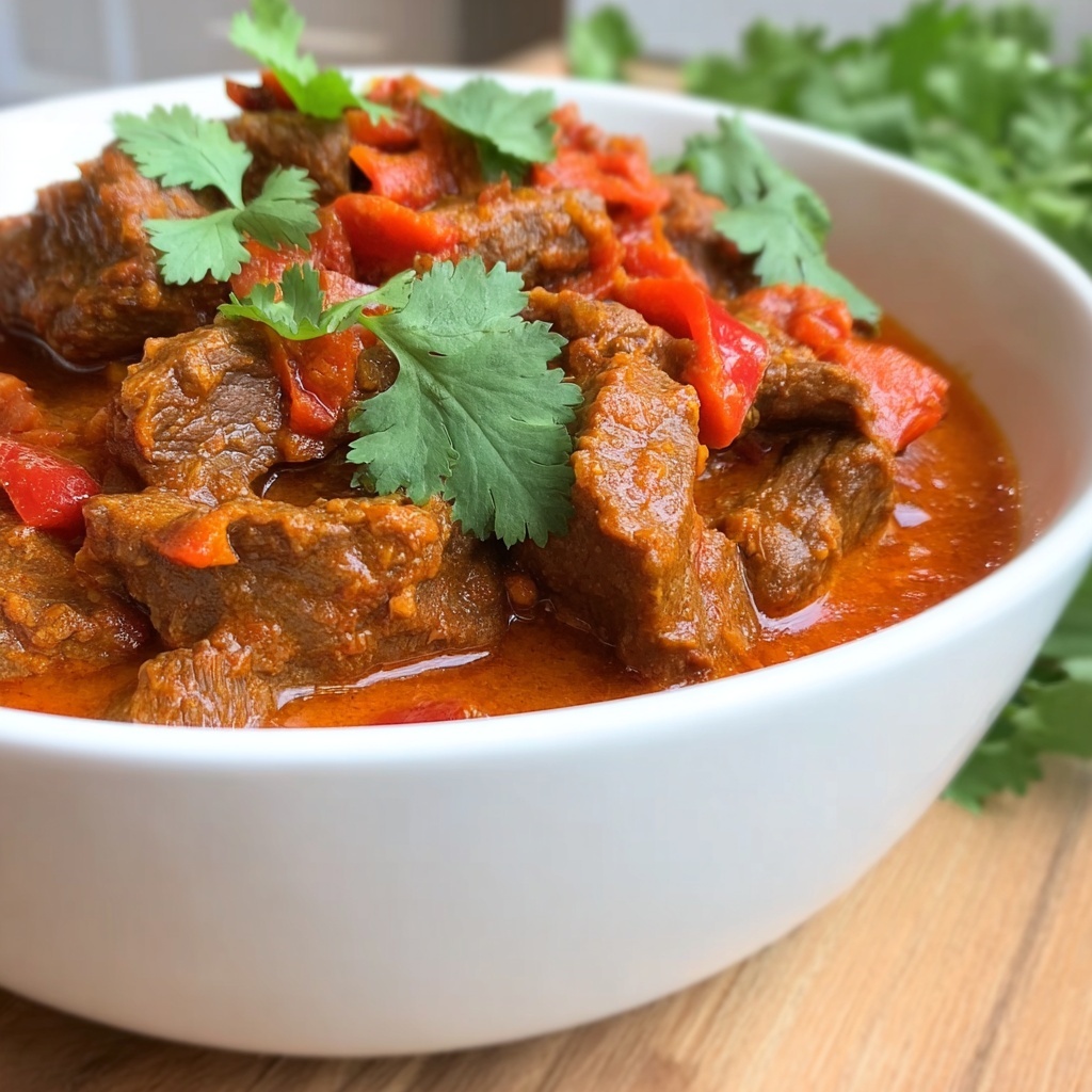 Slow Cooker Beef Vindaloo: 5 Comforting Steps to Bliss Recipe - Recipe Image