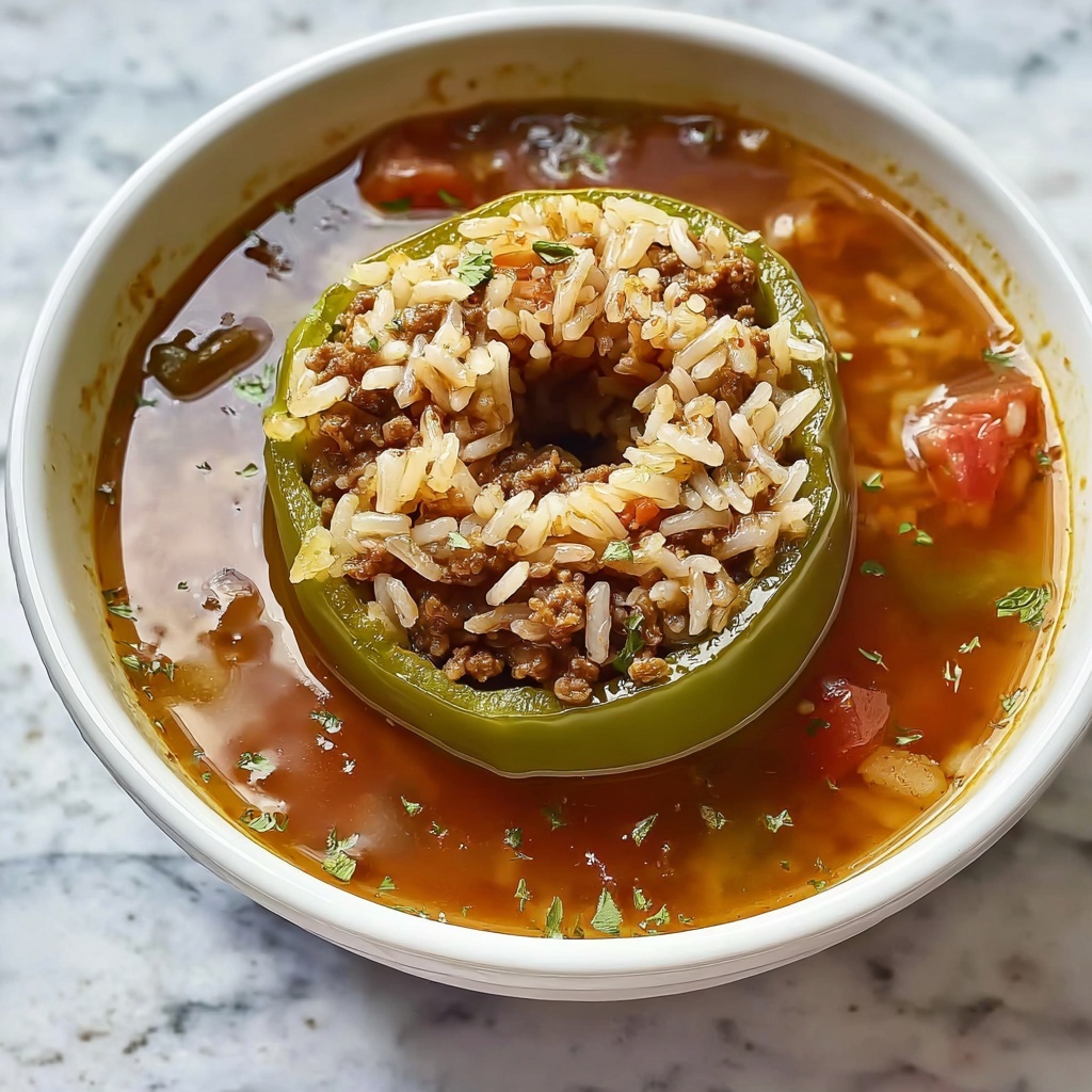 Stuffed Banana Pepper Soup Recipe - Recipe Image