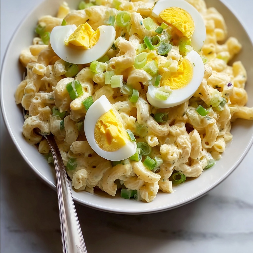 Deviled Egg Pasta Salad Recipe - Recipe Image