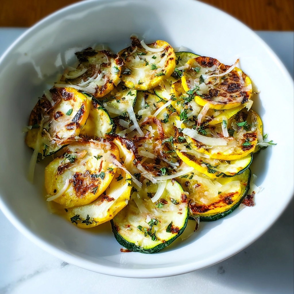 Roasted Summer Squash Parmesan Recipe - Recipe Image