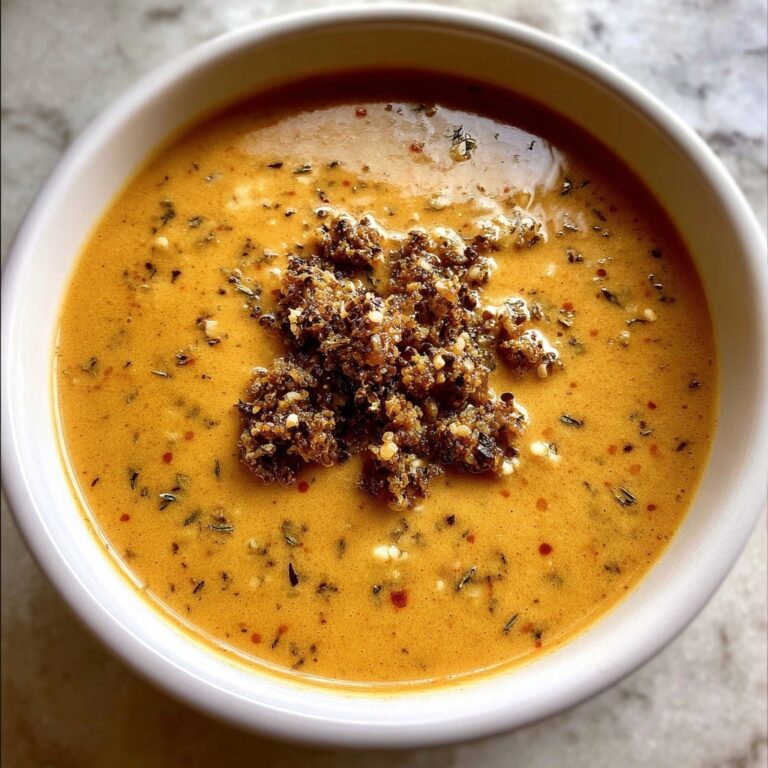 Cheddar Cauliflower and Roasted Garlic Soup Recipe