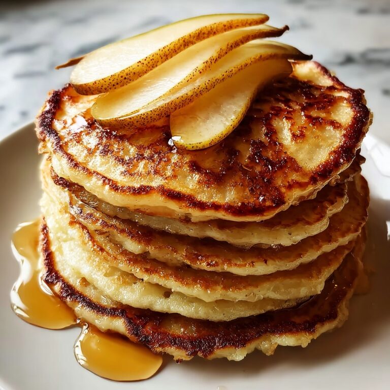 Pear Cardamom Pancakes Recipe